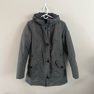 The North Face Women's Gray Hooded Parka Jacket